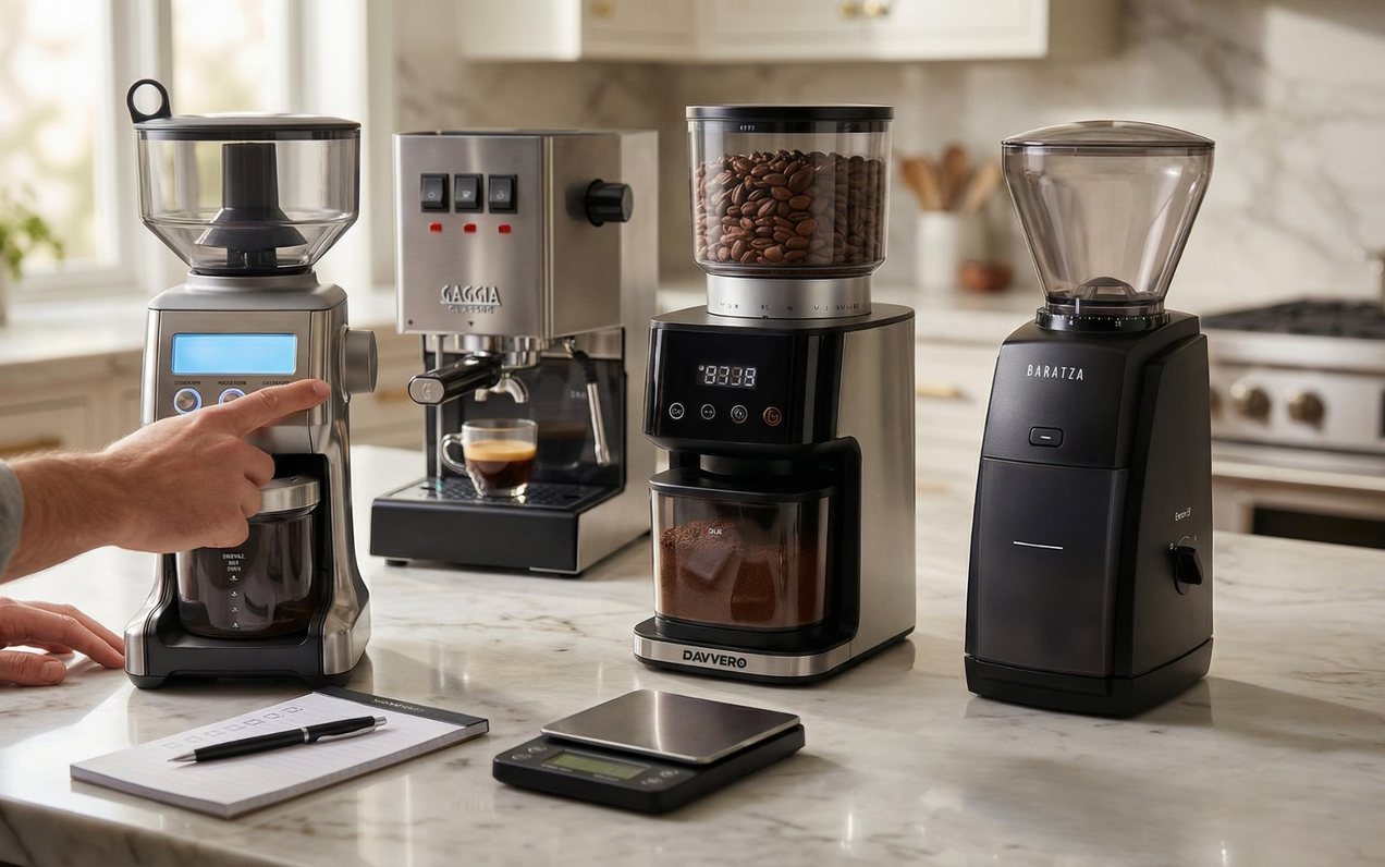 Como escolher um moedor para espresso?