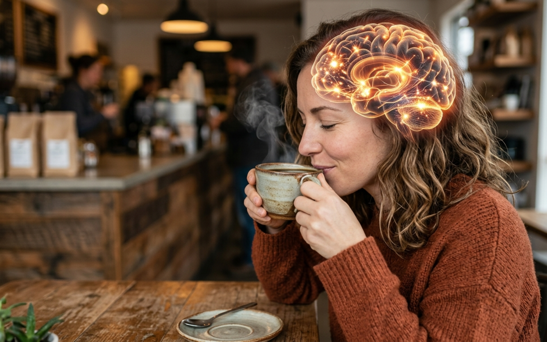 O sabor do café acontece no seu cérebro