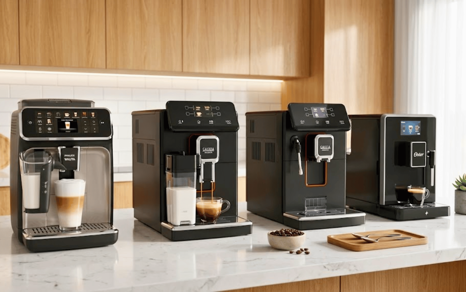 Gaggia Magenta, Philips LatteGo e Oster OCAF980: qual modelo combina mais com você?