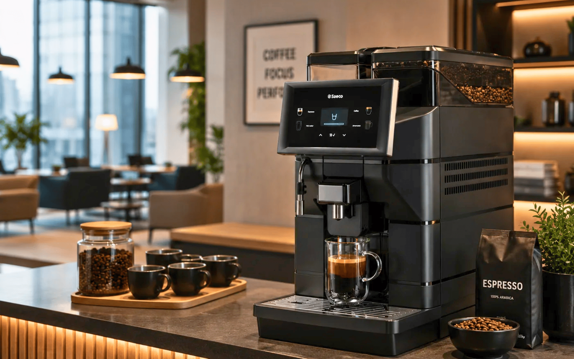 Tudo sobre a máquina de café superautomática Saeco Aurora B2